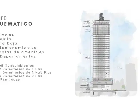 Departamento en Venta de 1 dormitorio