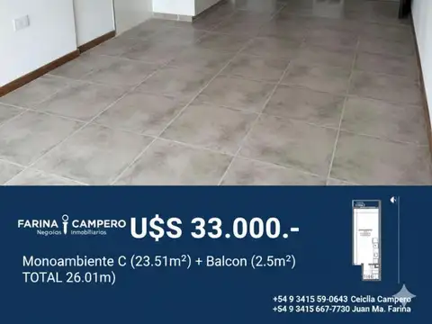 ? MONOAMBIENTE A ESTRENAR | BARRIO ABASTO