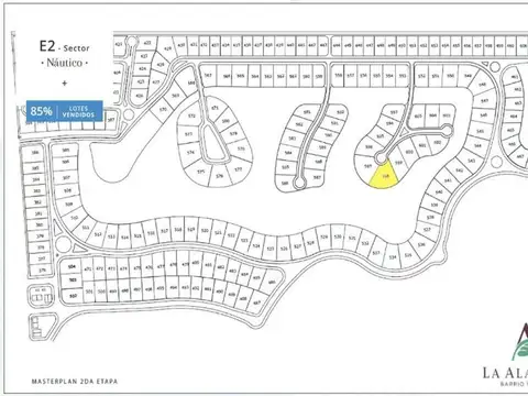 Venta lote en isla a la laguna. La Alameda Canning