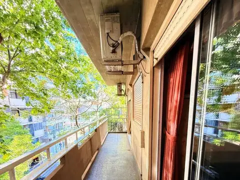 4 ambientes al frente balcon corrido