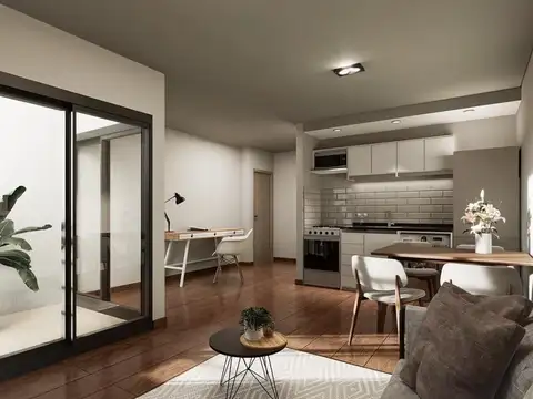 Departamento 2 ambientes con 1 baño