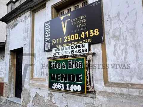 VENTA - TERRENO - LOTE PROPIO - OPORTUNIDAD - MATADEROS