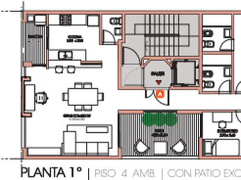 Departamento en Venta de 4 ambientes