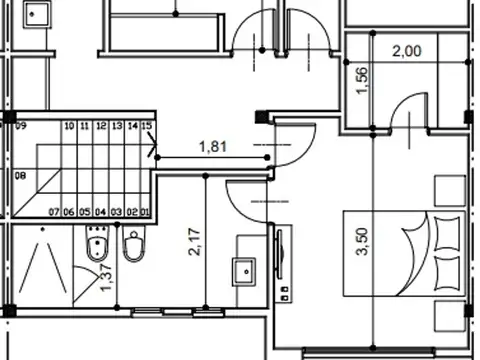 Depto Tipo Casa 4 ambientes con 2 baños