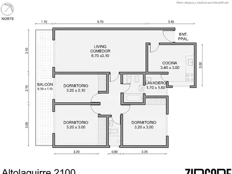 Departamento en Venta de 4 ambientes