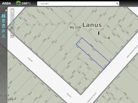 Lote Terreno Venta Valentin Alsina Lanus 260m2