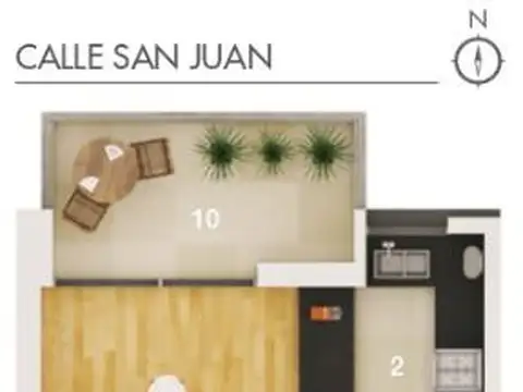 Departamento en Venta en Rosario, USD 240.000