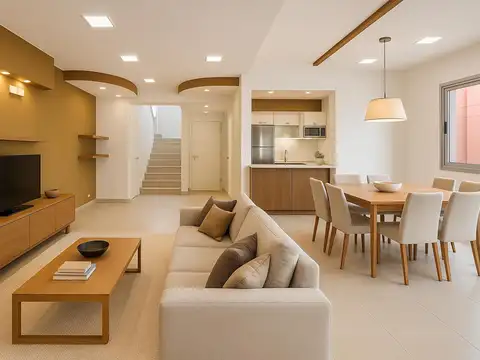 Casa 3 ambientes con 2 baños