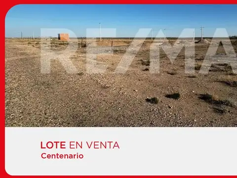 EN VENTA LOTE | CENTENARIO | CON FINANCIACION
