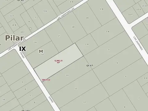 Terreno en Venta 47  mts Frente