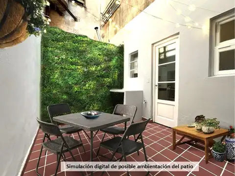 Venta PH 2 ambientes con patio luminoso Colegiales