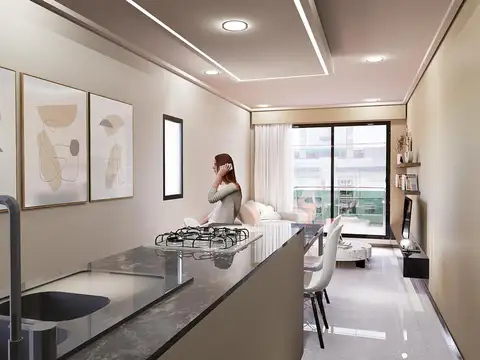 Departamento de un dormitorio en barrio Abasto