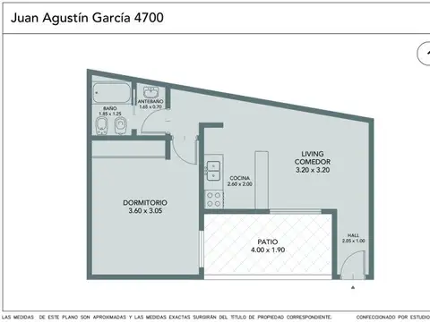 Departamento en Venta de 2 ambientes