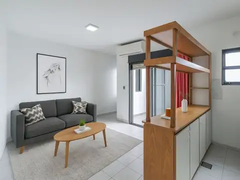- Departamento 2 ambientes con patio y cocina integrada Monte Castro