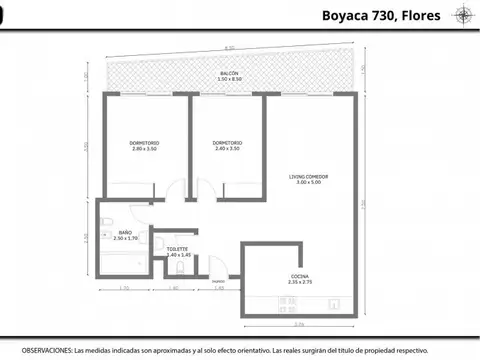 Departamento en Venta de 3 ambientes