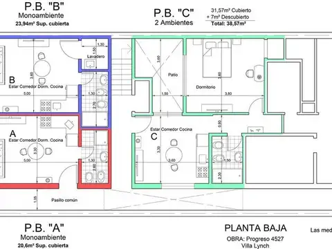 Depto Tipo Casa en Venta 3 años