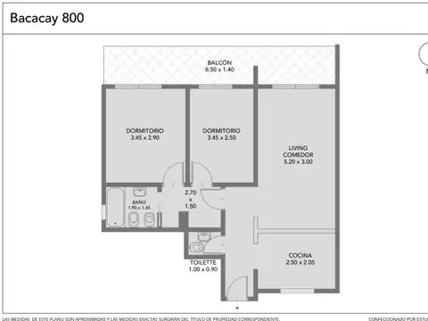 Departamento en Venta de 2 dormitorios