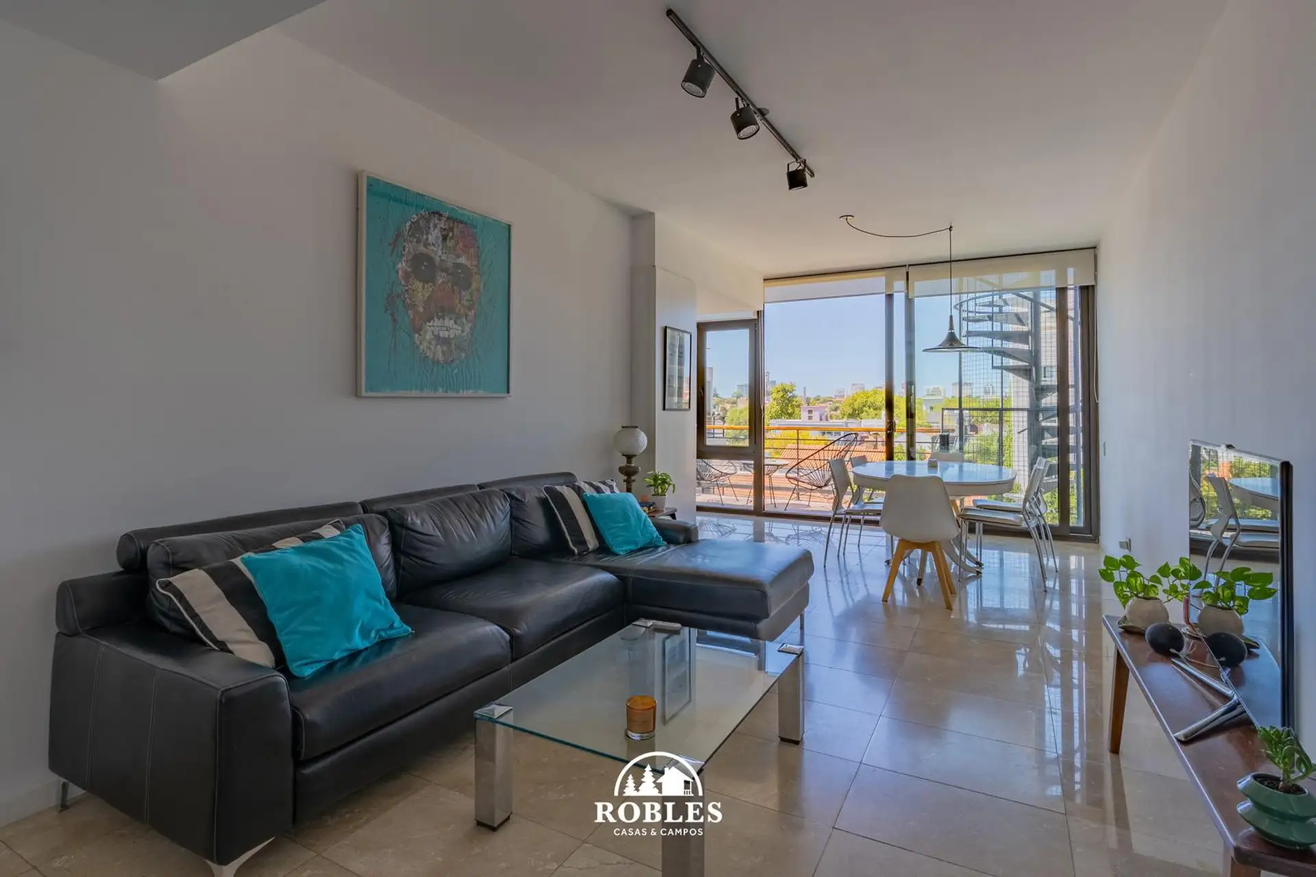 Depto 2 amb, 63m² en Güemes Residencial con cochera y terraza