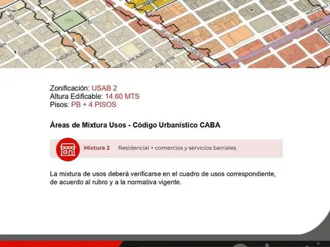 Terreno en Venta en Villa Urquiza, USD 328.000