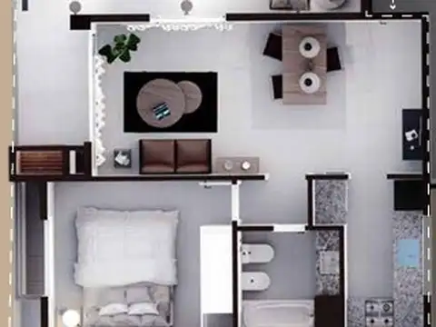Departamento en Venta de 2 ambientes