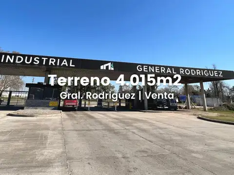 Oportunidad Venta terreno en Parque Industrial General Rodriguez