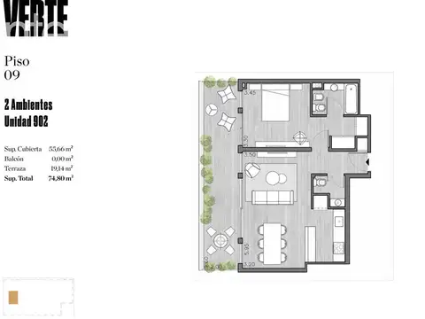 Departamento - Colegiales