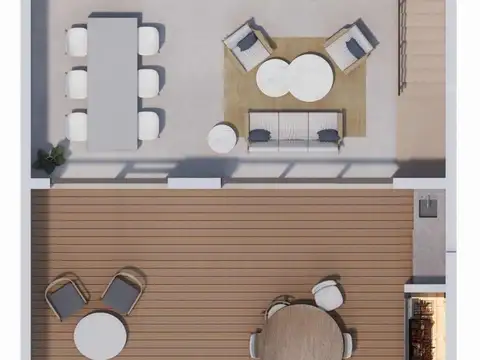 Semipiso 2 dormitorios en pozo