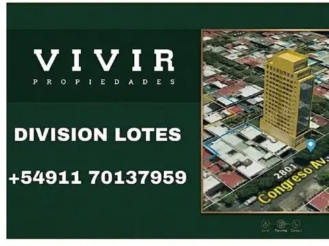 Terreno USAB 2 en Coghlan - LOTE PROPIO