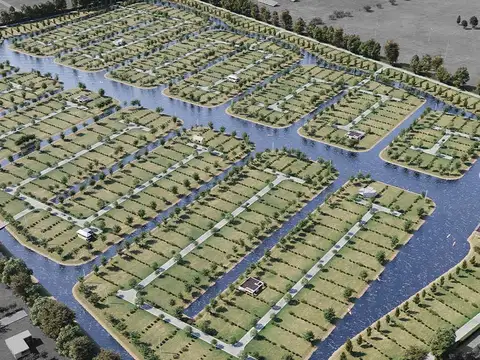 Venta Terreno en Funes Lakes Frente al Canal - Funes