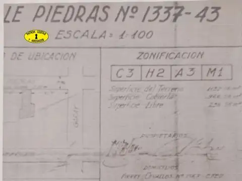 Piedras 1300