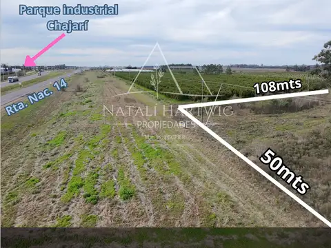 1/2 hectárea sobre Ruta 14