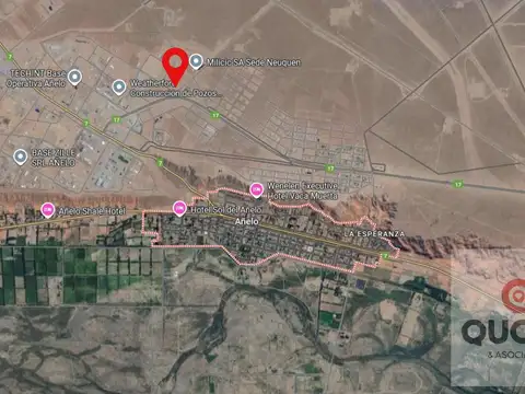 Terreno con excelente ubicación en Parque Industrial Añelo, Neuquén 