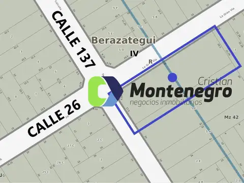 Terreno en Venta en Berazategui, USD 250.000