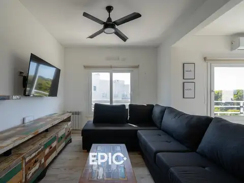 Departamento 2 ambientes con 2 baños