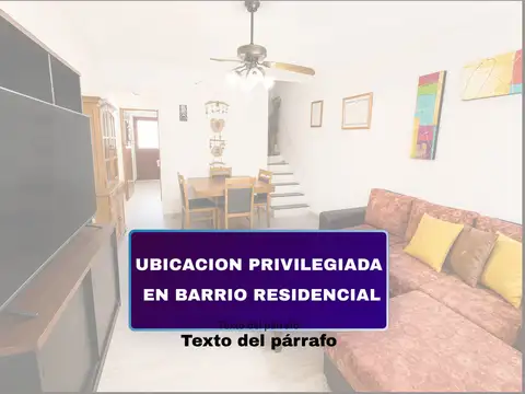 DUPLEX 3 AMBIENTES 79 M2 CUB VENTA VILLA LUZURIAGA