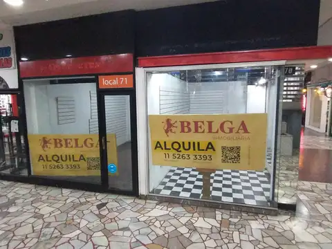 ALQUILER DE 2 LOCALES n70 Y 71 EN GALERIA RIO DE LA PLATA - BELGRANO