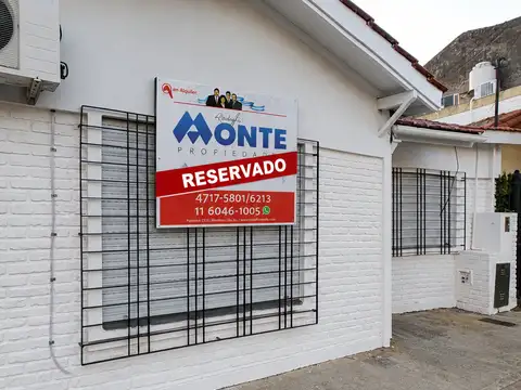 RESERVADO Casa de 65 m² Cubiertos con 2 Dorm. en Alquiler. Fray Luis Beltrán 2541, Martínez