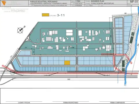 LOTE INDUSTRIAL EN VENTA EN PERGAMINO 