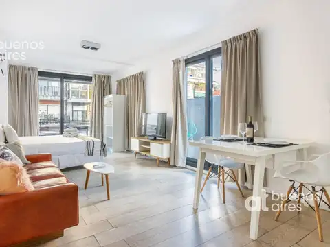 Monoambiente en Palermo en alquiler temporario.