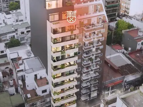 Dos ambientes a estrenar con balcón terraza en Belgrano