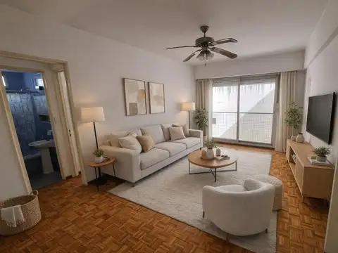 Espacioso 2 Ambientes Muy luminoso con lavadero a mts Subte