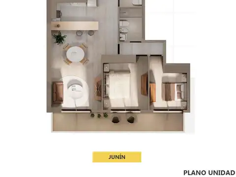 Venta departamento 2 dormitorios Rosario Refinería