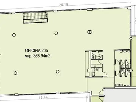 Oficina en Alquiler con 10 cocheras