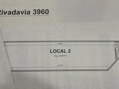 Avenida Rivadavia 3900, Piso PB