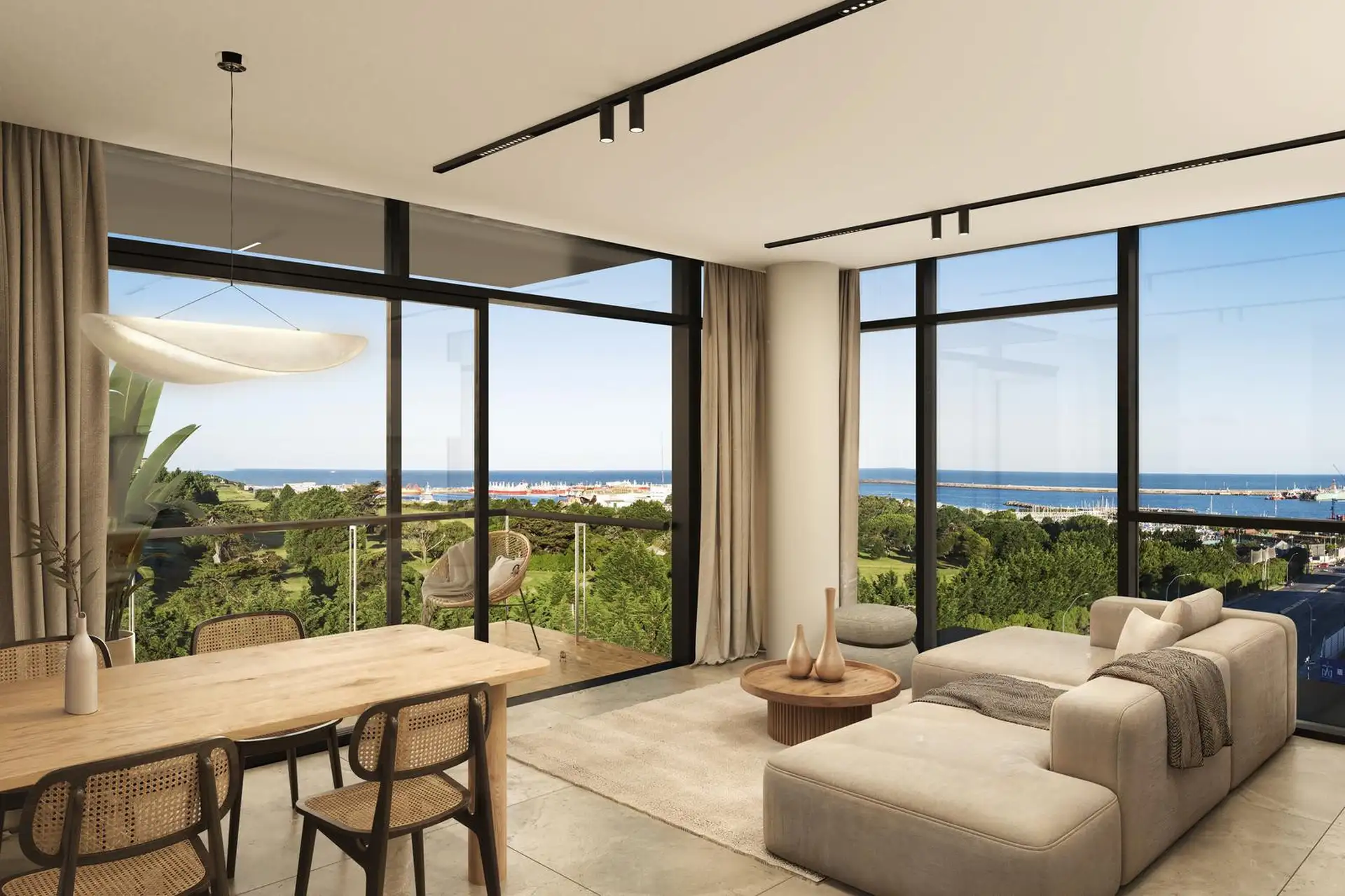 Depto 3 amb a estrenar, 93m² con balcón y vistas al Golf — Playa Grande