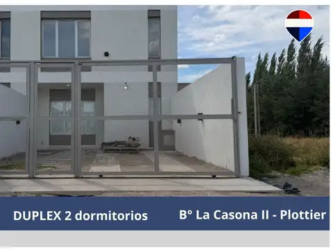 DUPLEX 2 DORMITORIOS - PLOTTIER