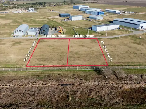 Terreno en Venta 83  mts Fondo