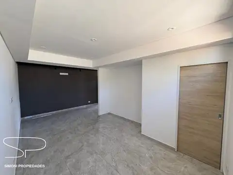 Departamento monoambiente concepto minimalista