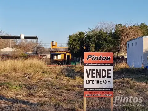 Terreno sobre calle Salta. OPORTUNIDAD. SAN JOSE. ENTRE RIOS. 