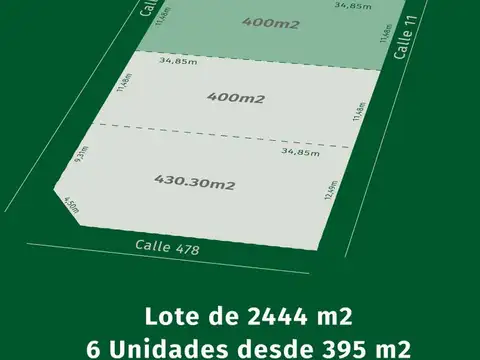 Terreno en venta en City Bell - Dacal Bienes Raíces